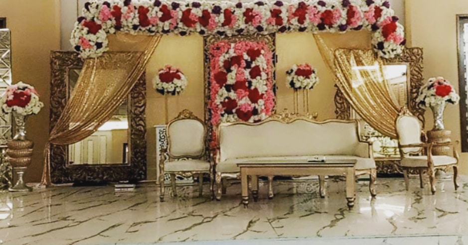 Elegant hall setting